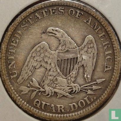 United States ¼ dollar 1861 (without letter) - Image 2