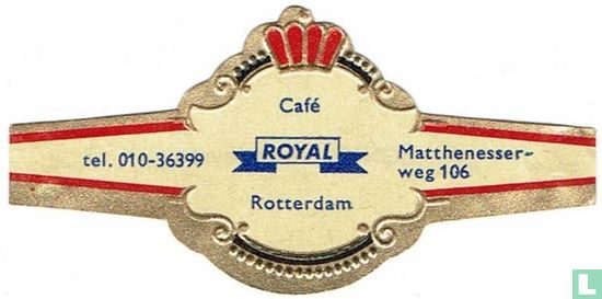 Café ROYAL Rotterdam - tel. 010-36399 - Matthenesser-weg106 - Bild 1