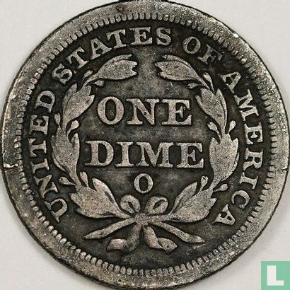 United States 1 dime 1853 (with arrows - O) - Image 2