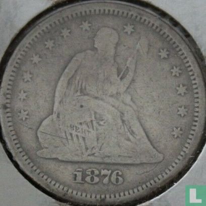 États-Unis ¼ dollar 1876 (S) - Image 1