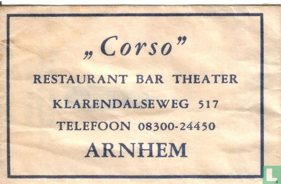 "Corso" Restaurant Bar Theater - Image 1