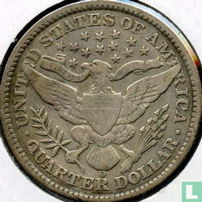 United States ¼ dollar 1892 (O - type 2) - Image 2