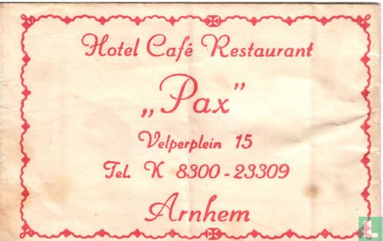 Hotel Café Restaurant "Pax" - Image 1