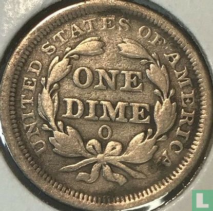 États-Unis 1 dime 1856 (O) - Image 2