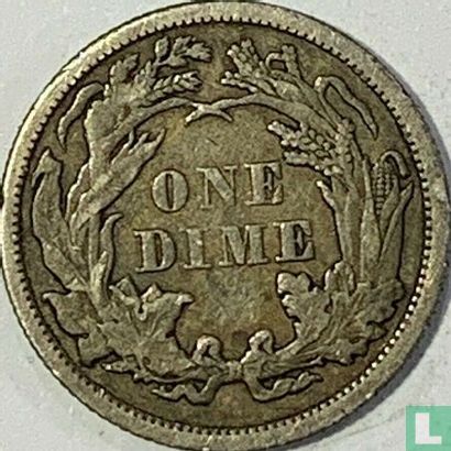 États-Unis 1 dime 1861 (sans lettre) - Image 2