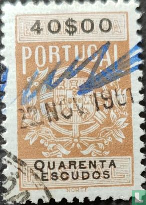 fiscaal Portugal 40$00 esc