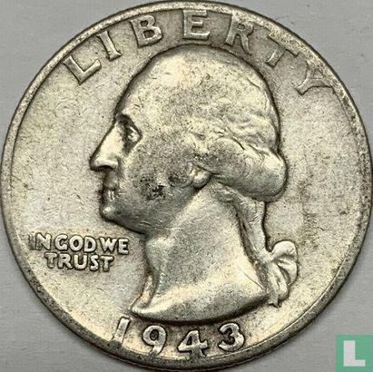 Vereinigte Staaten ¼ Dollar 1943 (D) - Bild 1