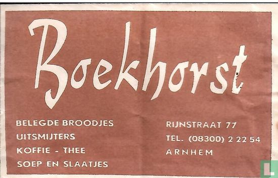 Boekhorst Belegde Broodjes - Image 1
