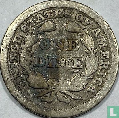 United States 1 dime 1850 (without letter) - Image 2