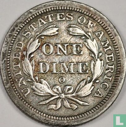 United States 1 dime 1843 (O) - Image 2