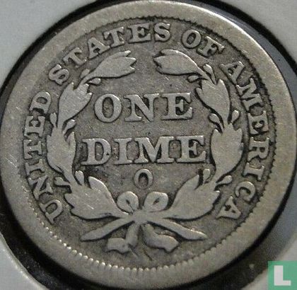 United States 1 dime 1849 (O) - Image 2