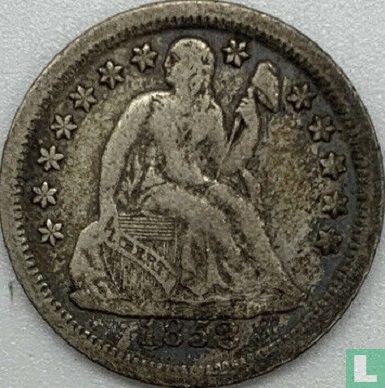 United States 1 dime 1852 (without letter) - Image 1