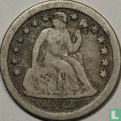 États-Unis 1 dime 1852 (O) - Image 1
