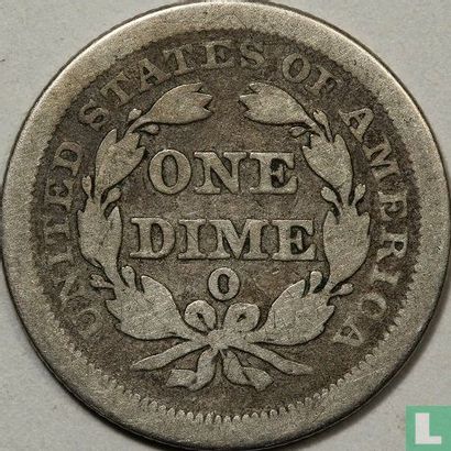 États-Unis 1 dime 1852 (O) - Image 2
