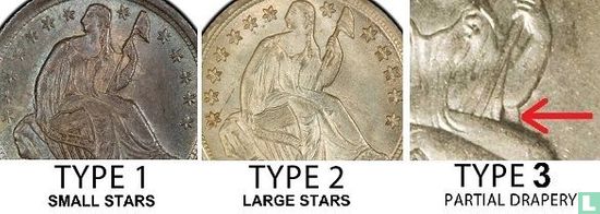 États-Unis 1 dime 1838 (sans lettre - type 2) - Image 3