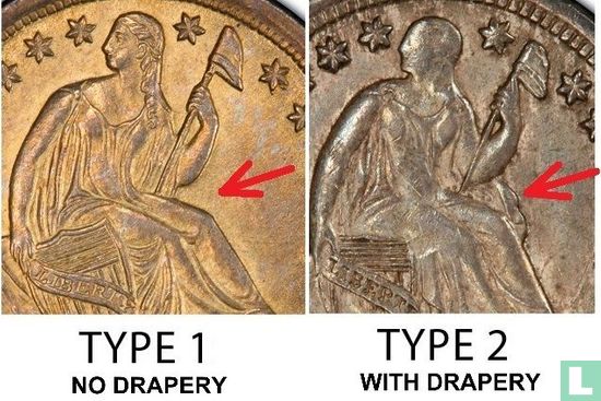 États-Unis 1 dime 1840 (sans lettre - type 2) - Image 3