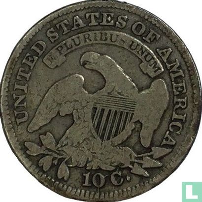 United States 1 dime 1837 (Liberty Cap) - Image 2