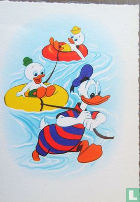 Donald duck en Kwik en Kwak