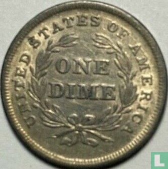 États-Unis 1 dime 1838 (sans lettre - type 1) - Image 2