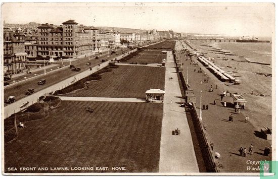 Sea Front and Lawns looking East, Hove - Image 1
