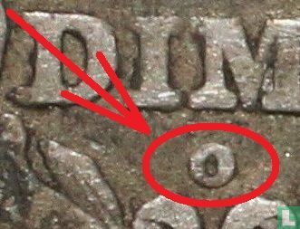 United States 1 dime 1840 (O) - Image 3