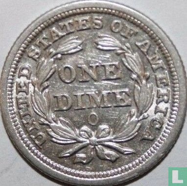 United States 1 dime 1854 (O) - Image 2