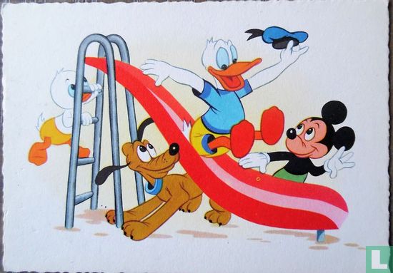 Pluto, Donald Duck en Mickey Mouse