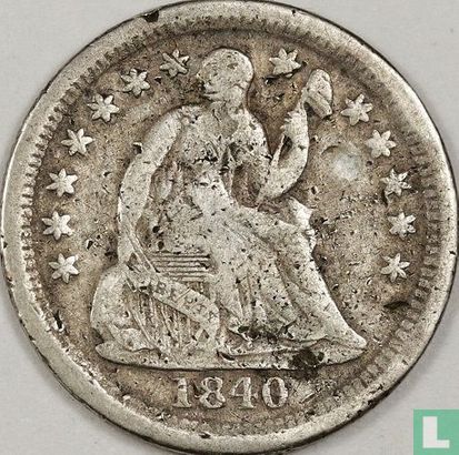 United States ½ dime 1840 (O - type 2) - Image 1