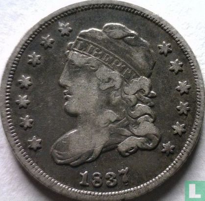 United States ½ dime 1837 (Liberty Cap - large 5C.) - Image 1