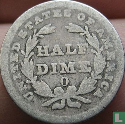 États-Unis ½ dime 1838 (O) - Image 2