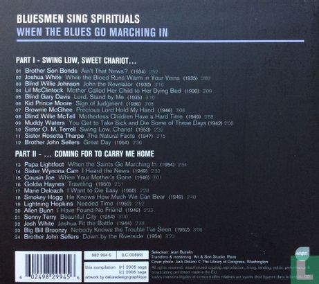 Bluesmen Sing Spirituals - When the Blues Go Marching In - Afbeelding 2
