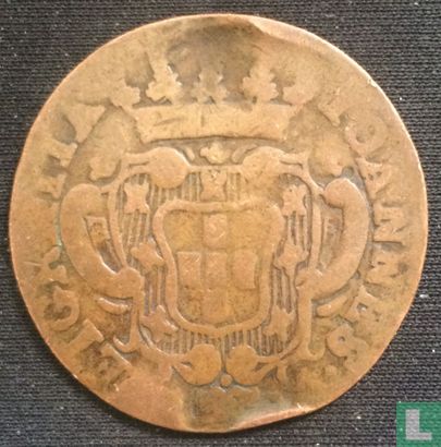 Portugal 10 réis 1751 - Image 2