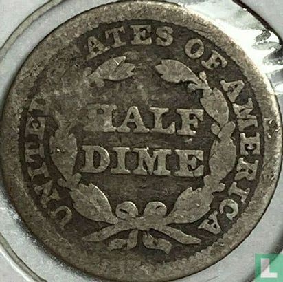 United States ½ dime 1843 - Image 2