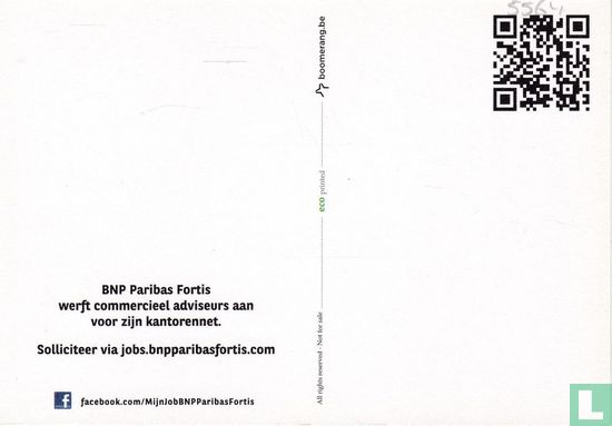 5564b - BNP Paribas Fortis "We zijn er trots op onze klanten ..." - Afbeelding 2