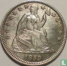 Vereinigte Staaten ½ Dime 1859 (ohne Buchstabe) - Bild 1