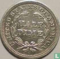 Vereinigte Staaten ½ Dime 1859 (ohne Buchstabe) - Bild 2