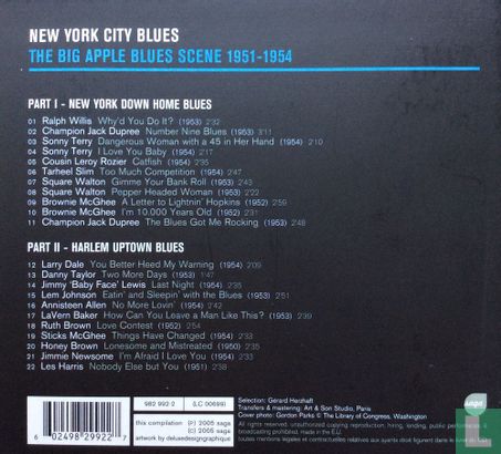New York City Blues - The Big Apple Blues Scene 1951-1954 - Bild 2