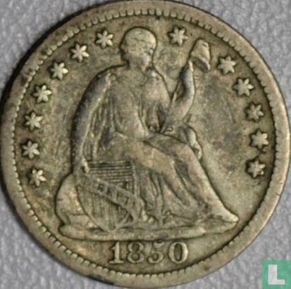 Vereinigte Staaten ½ Dime 1850 (ohne Buchstabe) - Bild 1