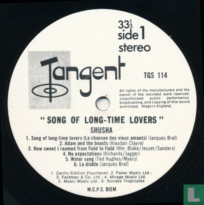 Songs of Long-Time Lovers - Bild 3