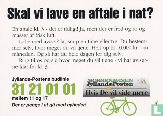 02237 - Jyllands-Posten "Har vi en fræk aftale..  - Afbeelding 2