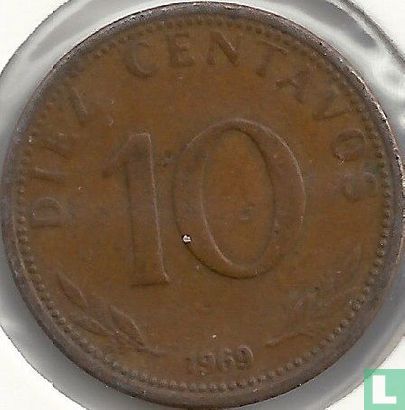Bolivie 10 centavos 1969 - Image 1