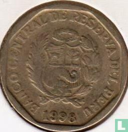 Pérou 50 céntimos 1998 - Image 1