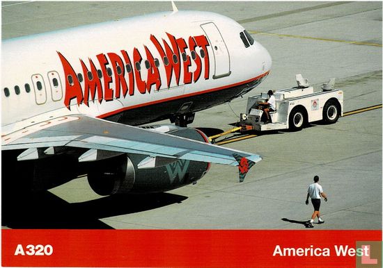 America West Airlines - Airbus A-320  - Afbeelding 1