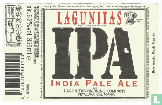 Lagunitas IPA  (07686) - Image 1