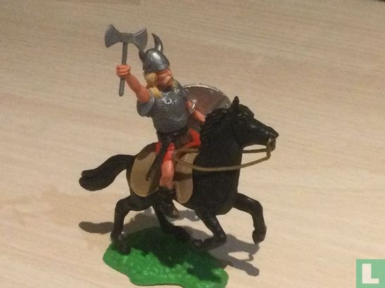 Viking rider with shield and ax  - Image 1
