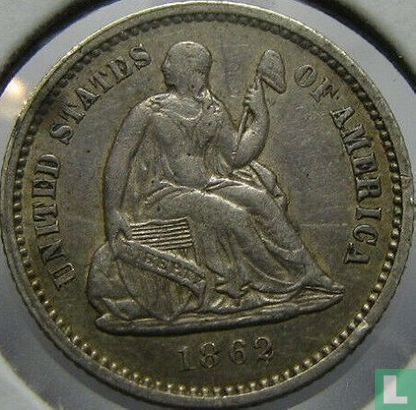United States ½ dime 1862 - Image 1