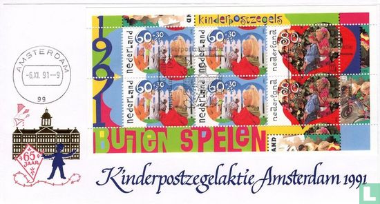 Kinderpostzegelaktie Amsterdam 1991