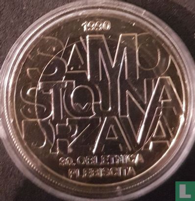 Slovenia 3 euro 2020 "30th anniversary Plebiscite on sovereignty and independence of the Slovenian Republic" - Image 2