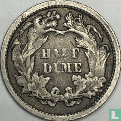 Verenigde Staten ½ dime 1873 (zonder letter) - Afbeelding 2