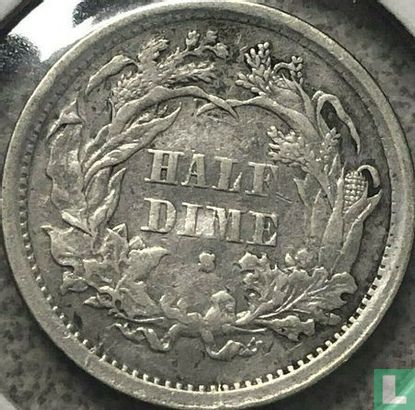 États-Unis ½ dime 1871 (S) - Image 2